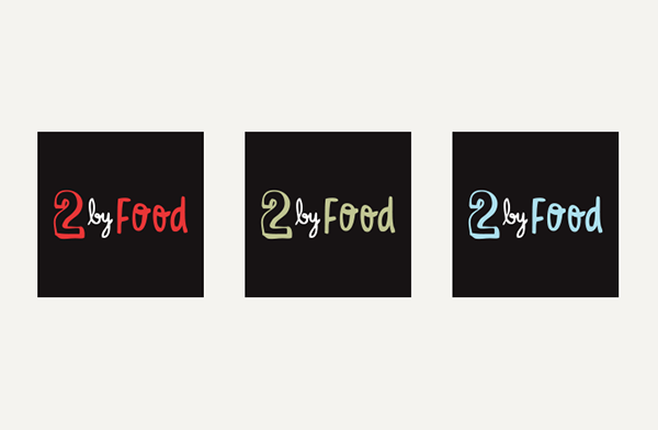 2 by food Blog comida gastronomia visual identity identidade visual
