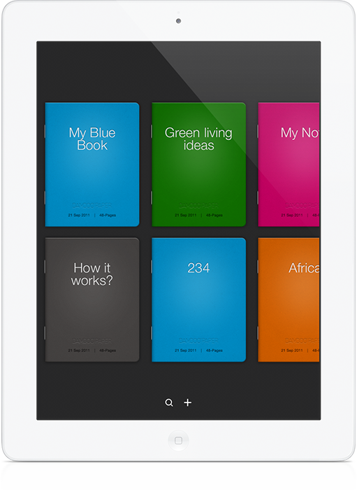 wacom bamboo paper iPad ios apps Interface