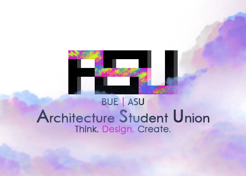 bue logo ASU architecture student union british university in egypt midos designs think design Create animation 