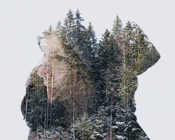 double exposure Scandinavian finland Christoffer Relander multiple exposures winter BrooklynCreates