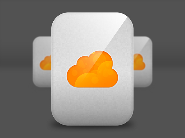 icons hosting cloud Web UI