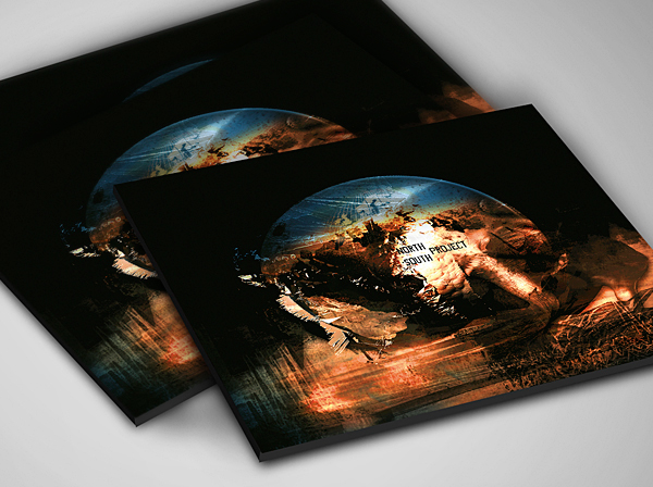 CD cover detail together muscles abstract earth colorful torn flags warm cold Zbrush