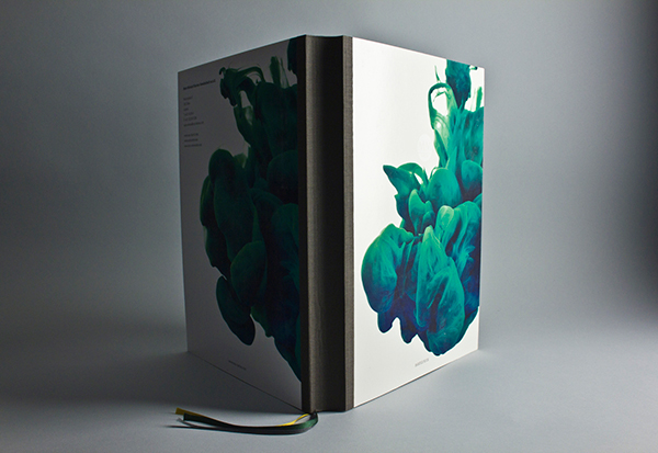 ink Varnish color paint cube paper book water