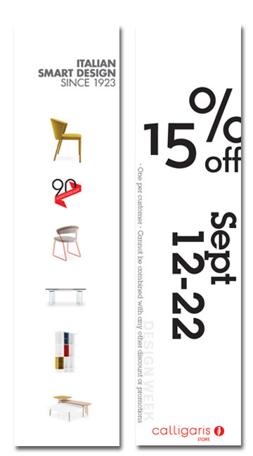 FURNISHING bookmark window poster social media sale Promotion print IDSWEST