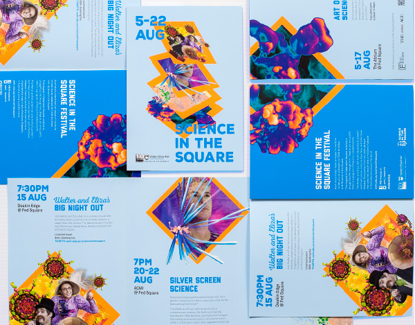 science Federation Square festival Program poster