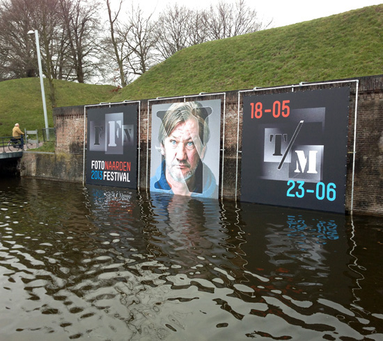 identity  fotofestival naarden  typography  me studio  amsterdam poster flag