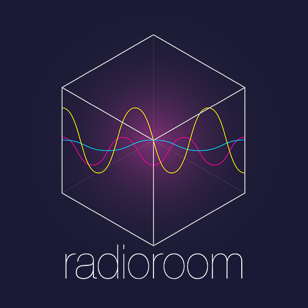 Logo Design logo type composite mark RYB red-yellow-blue minimalistic symmetric space installation corporate Radio radio broadcasting digital illustration