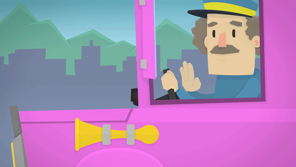 Wheels on the bus - Nursery rhyme animation on Behance