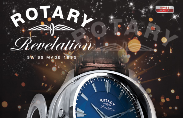 design watch rotary saat poster tasarımı grafik