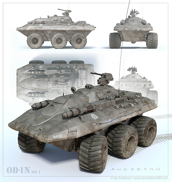 Future Tank Design Tank Movie Asset game asset