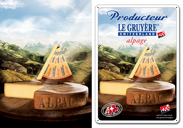 Le gruyère AOC  AOC  Le Gruyère  Producteur  lait  fromage alpage