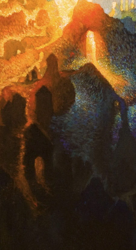 Magical colour post-impressionism sea exhibitions acrylic surrealism kodomos