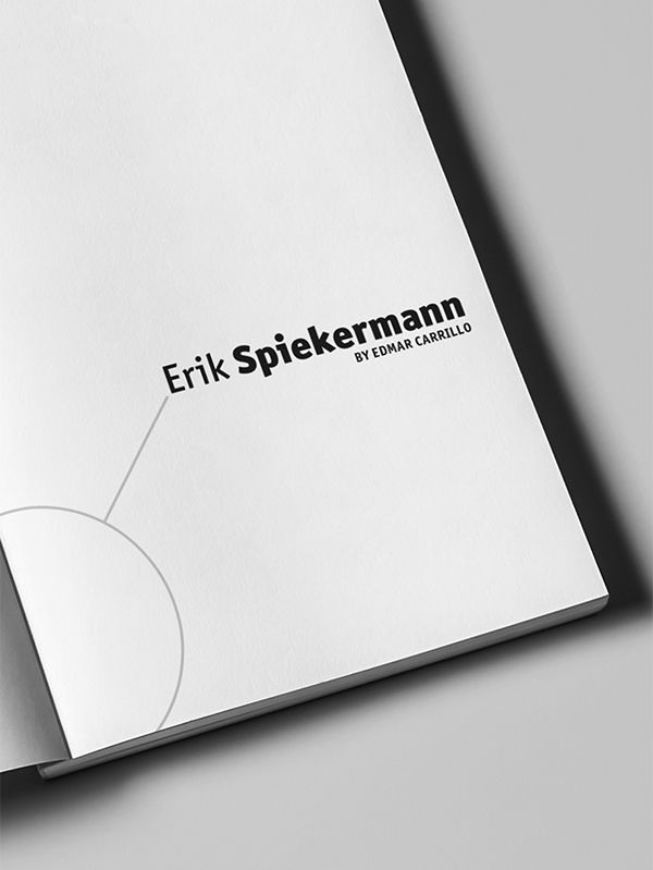 book design Layout erik spiekermann spread layout