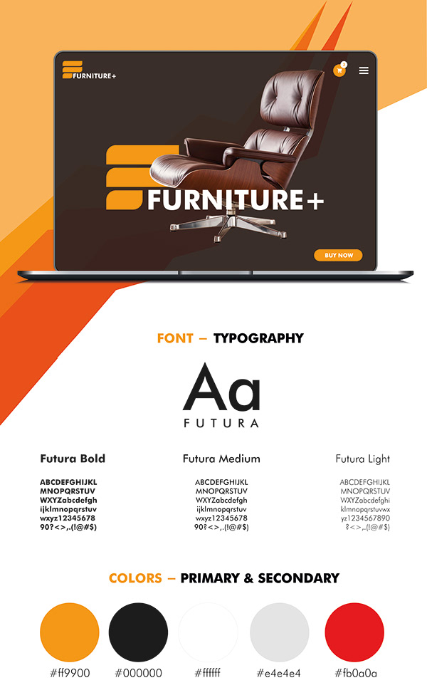 Furniture+ UI/UX Design Project Work