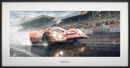 art print uniquelimited automotive   3D Porsche porsche917 car le mans 24H Le Mans gallery Unique & Limited 3dsmax photoshop postproduction recreation