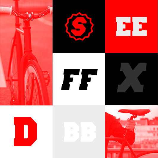 fixie font Typeface college fixed gear fixed