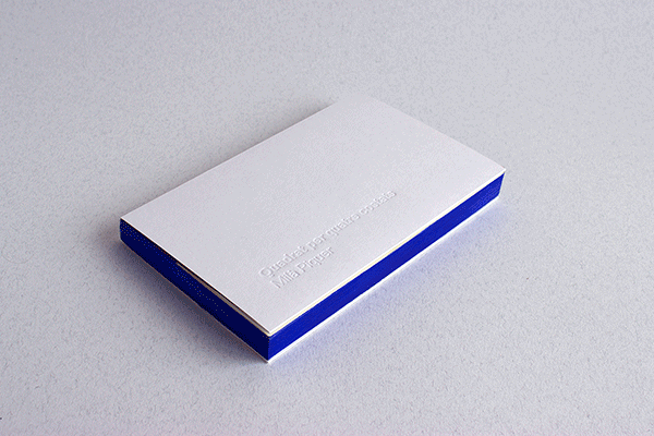 letterpress White minimal book color type