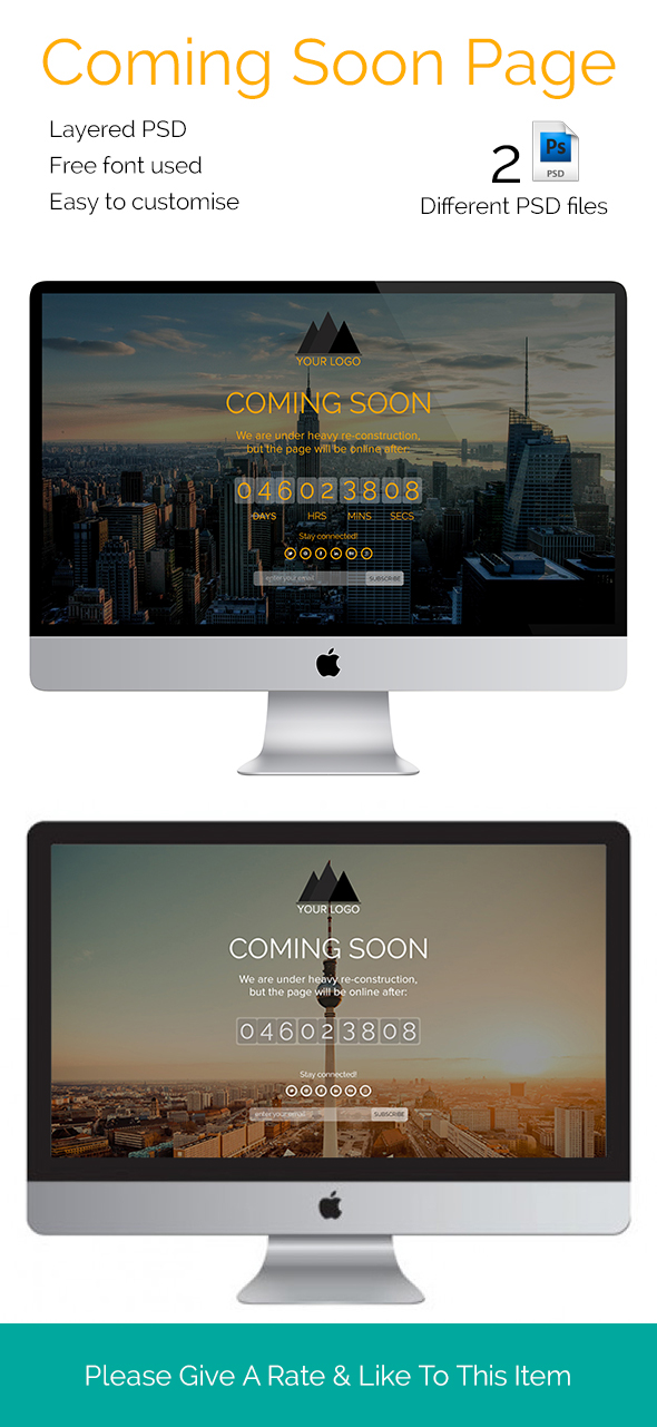 blue Coming Soon count down days gray green HRS Launching mountain Nature page psd SECS soon Space 