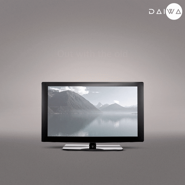 daiwa SmartTV motion graphics advisement soicalmedia post
