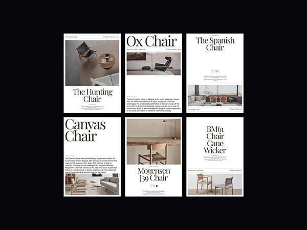Furniture Design Exploration