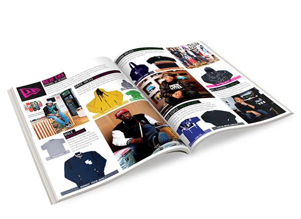 magazine New Era complex Production design prepress street wear brand skate wear