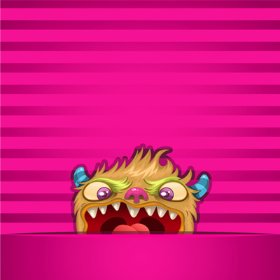 iPad monster creature Character vector cartoon Halloween wallpaper