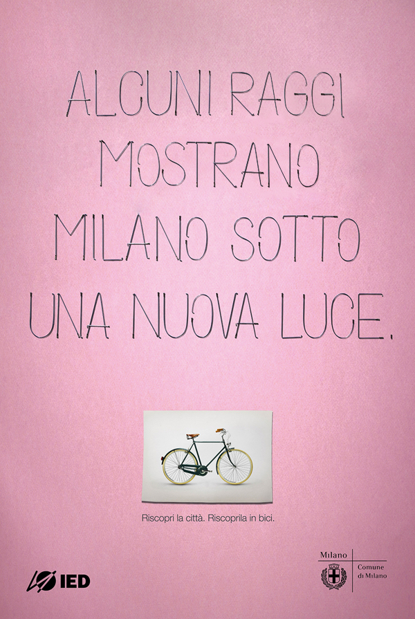 Bike bicicletta ied IED For Future copyad comune milano bici ruote manifesto Cyclocracy