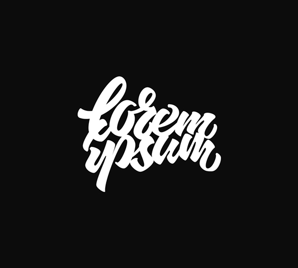 logo lettering t-shirt design brush modern Urban Free style typo Typeface
