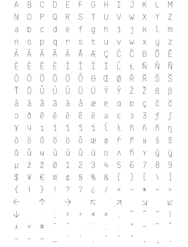 Klartext Mono typo monospace phonetic Florian Klauer