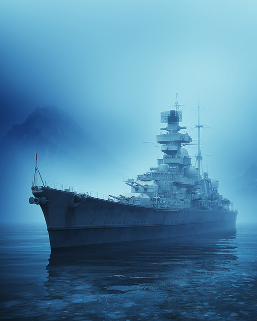 Prinz Eugen battleship fjord ww2 german