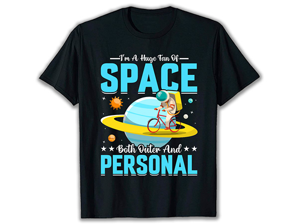 Space T-shirt Design ,Custom T-shirt , Made for Client.