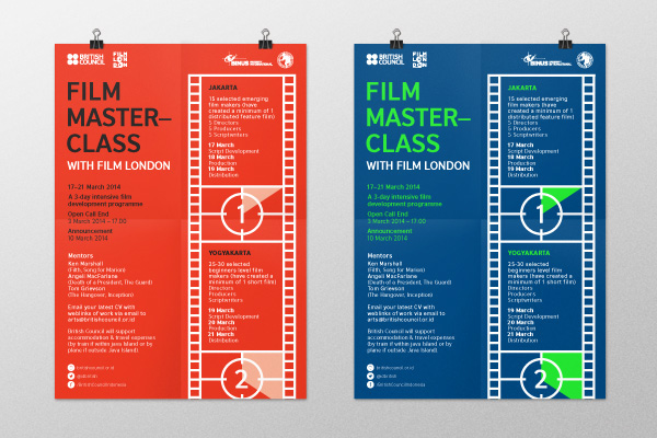 British Council Film Masterclass poster