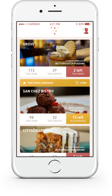 iOS App do good Food  charity mobile social local redesign Web