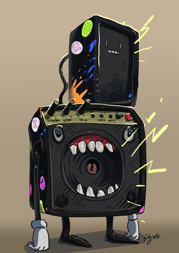 amplifier sound monster Monstruo Amplificador Amp Distorsion