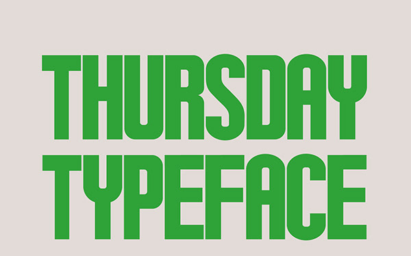 Thursday Typeface