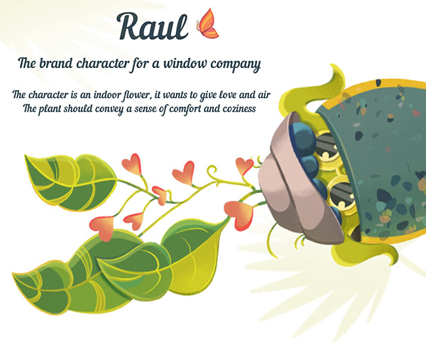 RAUL. Brand character design.