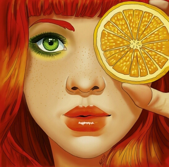 illustrating adds red heads