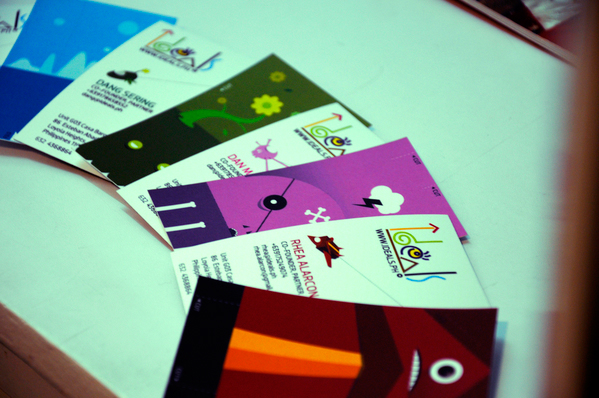 ideals philippines illustraton Business Cards