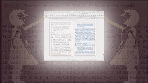 InDesign open source Scribus gedit linux Ubuntu graphic design  technical article writing 