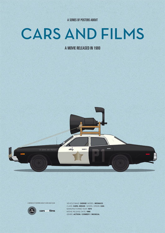 cars and films jesus prudencio sevilla Movie Posters Cars Cinema posters iconic famous Vehicle automotive   Movies tv series design Collection
