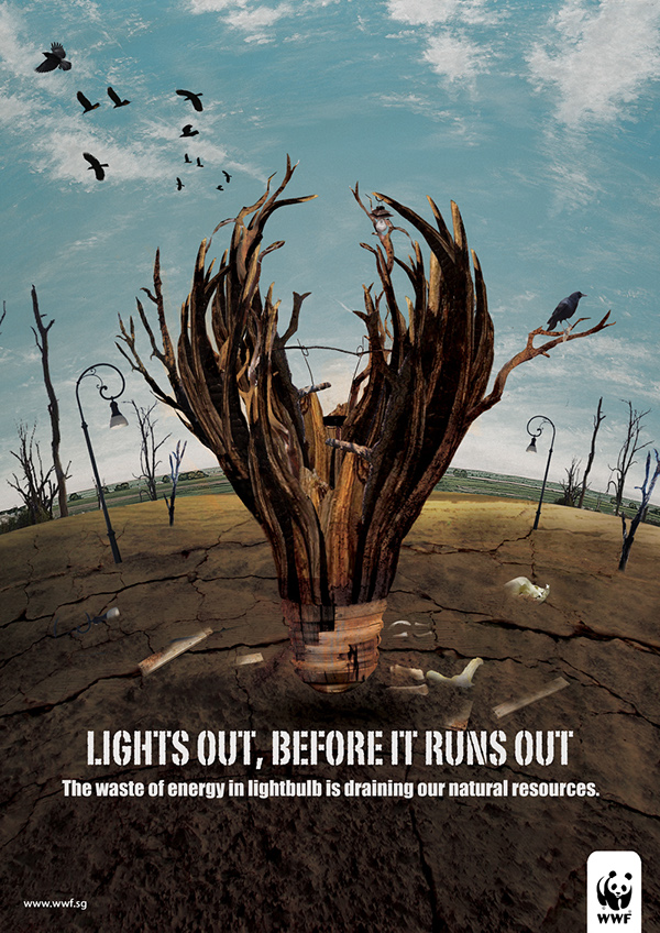 Lights Out Before It Runs Out WWF Poster on Behance Lights Out Before It Runs Out WWF Poster on Behance