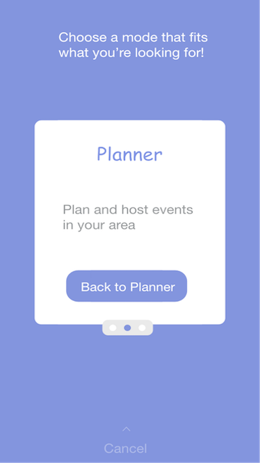 Event planner user experience ui design planning Event planner mobile design