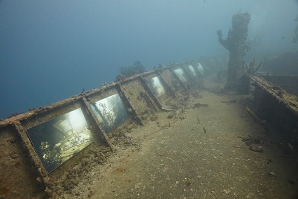 underwater Barbados diving rococo marie antoinette