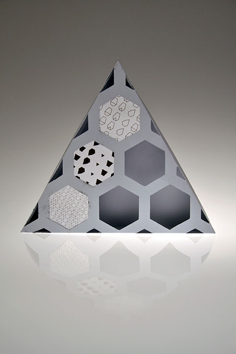 packaging textile packaging napkin napkin hexagon hexaflexa honeycomb box textile triangle paper design pattern graphic minimal