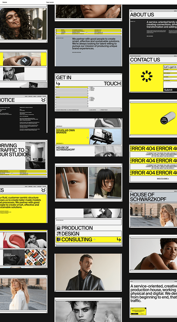 Traffic-Productions.de — Brand Identity & Website