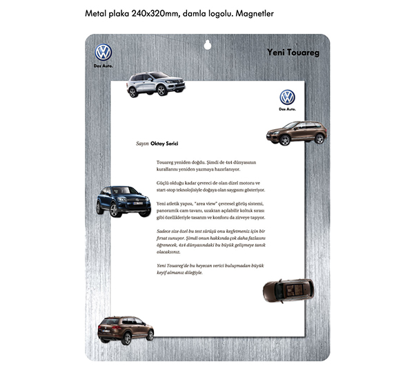 Direct mailing Volkswagen Touareg