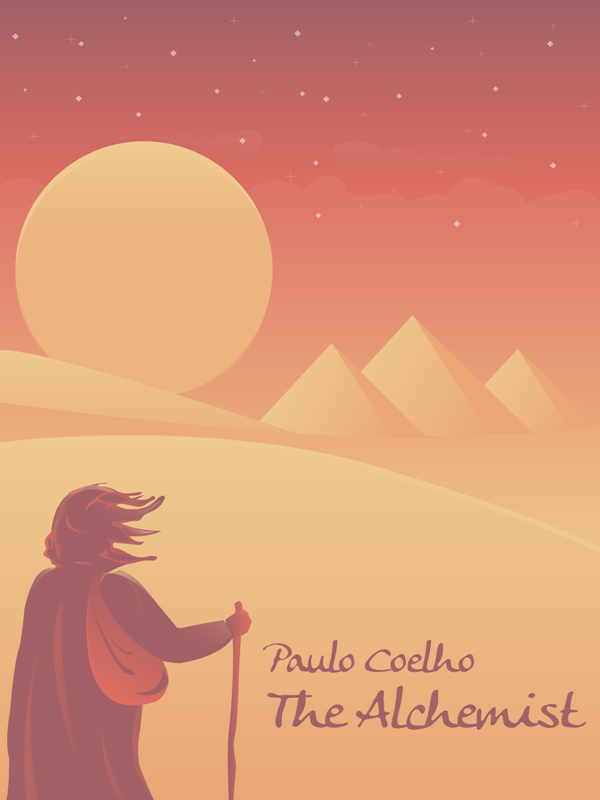 Paulo Coelho The Alchemist Book Cover On Behance