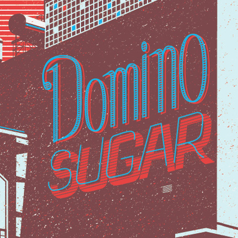 factory industrial Domino Sugar postcard