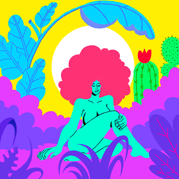 Her Vibes | Flat Illustrations