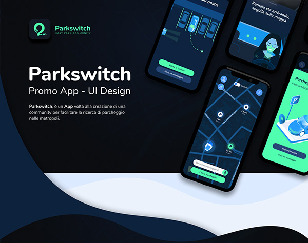 Parkswitch - Promo App - UI Design